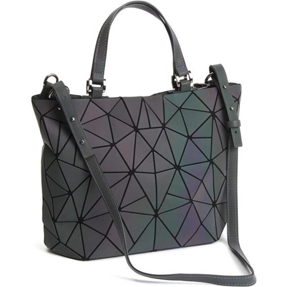 Geometric Luminous Purses and Handbags Holographic Purse Lumikay Bag Leather